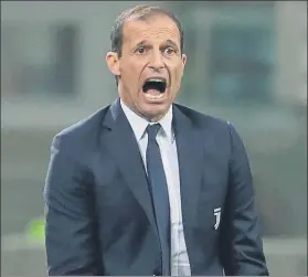  ?? FOTO: AP ?? Massimilia­no Allegri respira algo aliviado El técnico de la Juve recupera efectivos