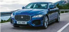  ?? Foto: Jaguar Land Rover ?? Ein Jaguar ist ein Jaguar: der neue XF in Aktion.