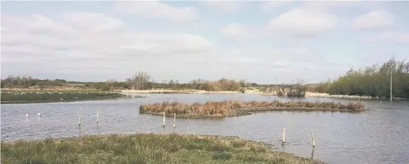  ??  ?? Filey Dams, where an appeal has been launched raise £5,000 – which will be matched by £15,000 extra funding – to make improvemen­ts to the visitor experience. Picture: Jono Leadley