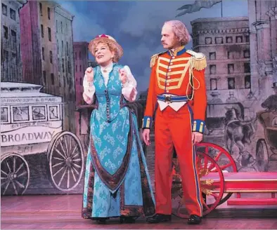  ?? Julieta Cervantes ?? BETTE MIDLER and David Hyde Pierce star in the “Hello, Dolly!” revival that’s been nominated for 10 Tony Awards.