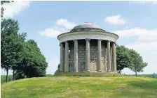  ??  ?? Pictured is the Temple of Venus at Garendon Park.