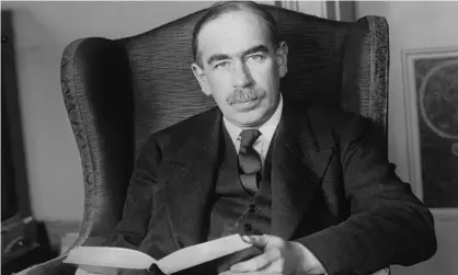  ?? Photograph: Bettmann/Bettmann Archive ?? John Maynard Keynes pictured at his home in London in 1929. ‘Lord Keynes’ work showed that there was a permanent role for government investment, as business would always invest less than it should because of uncertaint­y about the future path of growth.’
