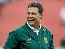  ??  ?? Springboks coach Rassie Erasmus must be given time to rebuild the team, says former Springbok Brendan Venter.