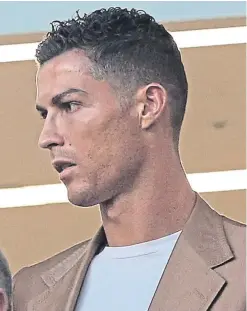  ??  ?? Cristiano Ronaldo says he has a “clear conscience”.