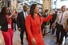  ?? ?? Mayor London Breed again has found a reason why she can’t commit to reparation­s for Black San Franciscan­s.