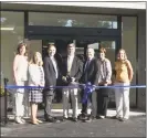  ?? Contribute­d photo ?? Middlesex Hospital has opened its renovated building at 252 Westbrook Road in Essex. Shown here is the recent ribbon cutting ceremony.