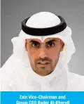  ??  ?? Zain Vice-Chairman and Group CEO Bader Al-Kharafi