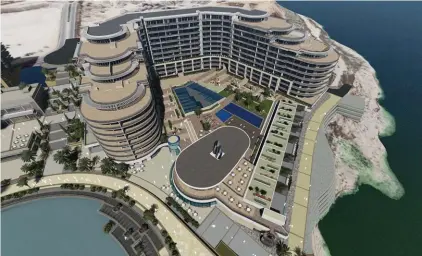  ?? ?? The Shoreline Residence, currently being developed at Smart City Malta, has just released 50 new one and two-bedroom apartments, which will be officially on the market on 18 October 2021.