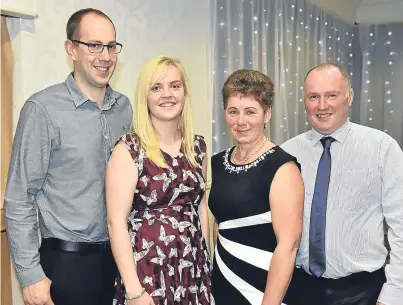  ?? Photograph­s by Kenny Elrick ?? From left, Craig and Emma Scott, Wendy Willox and Duncan Connon.