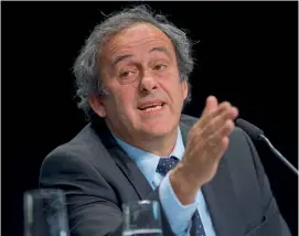  ??  ?? Michel Platini…the Conference League was the brainchild of the former UEFA president