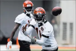  ?? John Minchillo ?? The Associated Press Then-bengals wide receiver Brandon Lafell practices in June in Cincinnati. Lafell, 31, signed Monday with the Raiders.