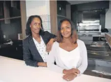  ?? Andy Cross, The Denver Post ?? Le French restaurant owners Rougui Dia, left, and sister Aminata inside their soon-to-be-opened restaurant in the Denver Tech Center.