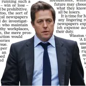  ??  ?? activist: Actor Hugh Grant backed the Hacked Off campaign