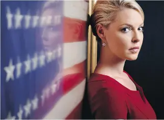  ??  ?? Katherine Heigl, formerly of Grey’s Anatomy, returns to the small screen in NBC’s State of Affairs.