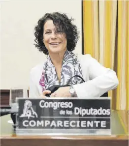  ?? Borja Sánchez Trillo / Efe ?? Soledad Fernández, directora de la Agencia Tributaria, ayer.