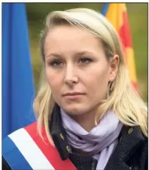  ?? (Photo afp) ?? Elue dans la troisième circonscri­ption du Vaucluse en , la frontiste Marion Maréchal Le Pen était devenue, à  ans la plus jeune députée de l’assemblée... et de l’histoire de la république française.