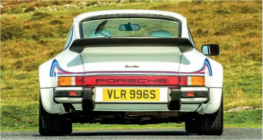  ??  ?? The classic widehipped look of a 1970s Turbo was the stuff of schoolboy dreams – that and a poster of Farrah Fawcett…
