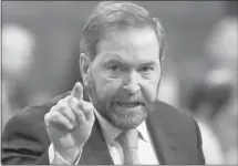  ?? Fred Chartrand/the Canadian Press ?? The performanc­e of Opposition Leader Thomas Mulcair, who assumed the post earlier this year, was watched closely this session.