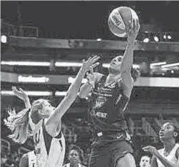  ??  ?? Brianna Turner tied a Phoenix Mercury rookie record Thursday with 14 rebounds in just her second WNBA start.