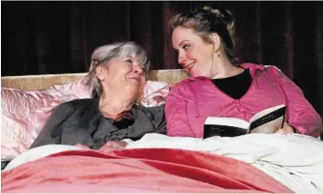  ??  ?? Roses is a bedroom drama, no three-in-a-bed sex romp but a quirky, poignant tale about ageing