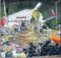  ?? HT FILE ?? An Air India Express flight crashes at Kozhikode Airport on August 7, 2020.