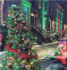  ?? Scoops & Sprinkles / Contribute­d photo ?? The Hallmark movie “Christmas in Harlem” was filmed in Hartford the weekend of Sept. 18- 19.