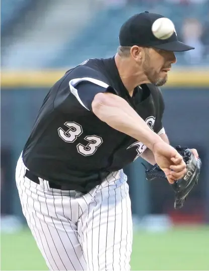  ?? JONATHAN DANIEL/ GETTY IMAGES ?? Sox starter James Shields allowed two runs and five hits in seven innings Tuesday against the Orioles.