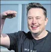  ?? Ebrahim Noroozi The Associated Press ?? CEO Elon Musk posted last week on X that Tesla’s robotaxi will be unveiled on Aug. 8.