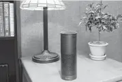  ?? Associated Press file ?? Criminals can piggyback on new tech developmen­ts such as Amazon’s Echo, a home device that listens to you, answers questions and carries out tasks.