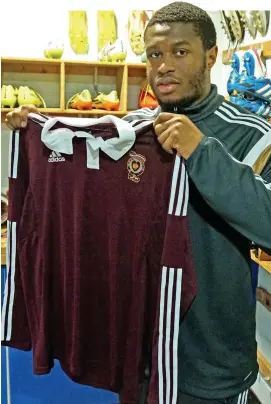  ?? Pic: HoMFC ?? Familiar faces: Zeefuik knows a few Hearts stars from Holland