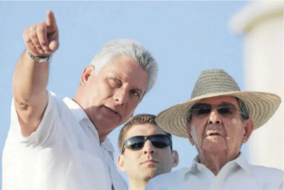  ?? FOTO: REUTERS ?? El delfín de Raúl Castro ascendió al poder tras una larga trayectori­a en el Partido Comunista de Cuba.