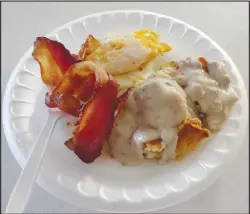  ?? Courtesy Photo ?? Volunteers at splitlog Baptist Church in Goodman served up breakfast, lunch and hot dinners for a week for anyone who wanted a free, warm meal, a shower and a place to stay during the recent winter storms.