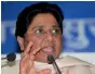  ??  ?? Mayawati