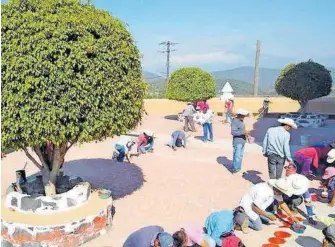  ?? ?? La mayoría de los habitantes de San Francisco Jalapexco trabajan en el campo