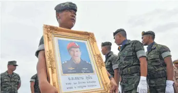  ?? FOTO: AFP ?? Tragisch: Der ehemalige thailändis­che Marinesold­at Saman Gunan starb bei den Rettungsar­beiten.