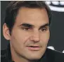  ??  ?? Roger Federer