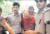  ?? VIPIN KUMAR/HT PHOTO ?? The police said Handa killed Shailza for objecting to his marriage proposal and unwanted advances.