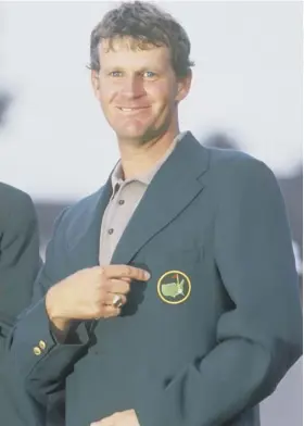  ??  ?? 0 1988 winner Sandy Lyle, now 60, is set to be the sole Scot in the Masters