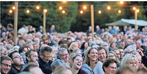  ?? RP-FOTO: MARKUS VAN OFFERN ?? Das Publikum in Groin war begeistert.