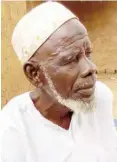  ??  ?? Muhammad Sani Kupe, the eldest in the village