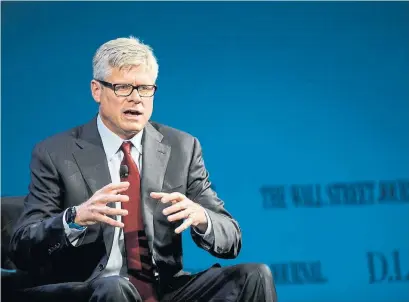  ?? PATRICK T. FALLON/BLOOMBERG ?? Qualcomm CEO Steve Mollenkopf told investors that “if (the deal) doesn’t get done, we’re going to move on to another approach.”
