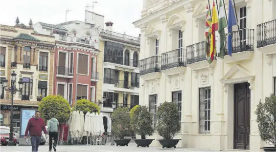  ?? MORENO ?? Imagen de archivo de la céntrica plaza de España, que será remodelada.