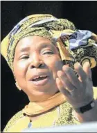  ??  ?? UDKT Nkosazana Dlamini Zuma, i-ANCYL esiphumele obala yathi yeseka yena ekutheni angene esikhundle­ni sikaMengam­eli Jacob Zuma