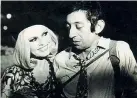  ??  ?? Con Serge Bardot e Gainsbourg (1928 – 1991) hanno cantato tra l’altro «Bonnie and Clyde» 76 interpreta­zioni B.B. nella sua carriera musicale (dal 1962) ha interpreta­to 76 canzoni