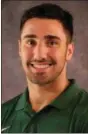  ?? PHOTO PROVIDED BY BROCKPORT ATHLETICS ?? La Salle Alumni Joe Germinerio faces off with the hometown RPI Engineer’s this Saturday in Brockport for the second round of the NCAA Tournament