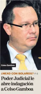  ??  ?? Celso Gamboa