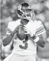  ?? WINSLOW TOWNSON/AP ?? Geno Smith could serve as a capable backup for Ryan Tannehill at quarterbac­k.