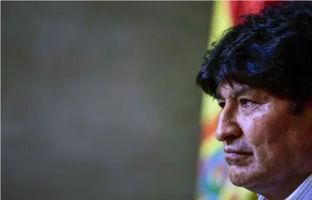  ?? AFP ?? El expresiden­te de Bolivia, Evo Morales, señala al actual gobierno de su país, de provocar una “catástrofe económica, sanitaria y humanitari­a” por su mala gestión de la pandemia.