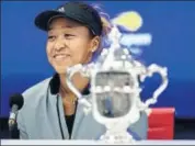  ?? AFP ?? Naomi Osaka during a media conference on Saturday.