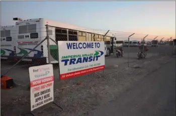  ??  ?? First transit inc. employees gathered early tuesday morning at their ross avenue facility to announce their dissatisfa­ction with their current wage schedule and ongoing contract negotiatio­ns. PHOTO JULIO MORALES